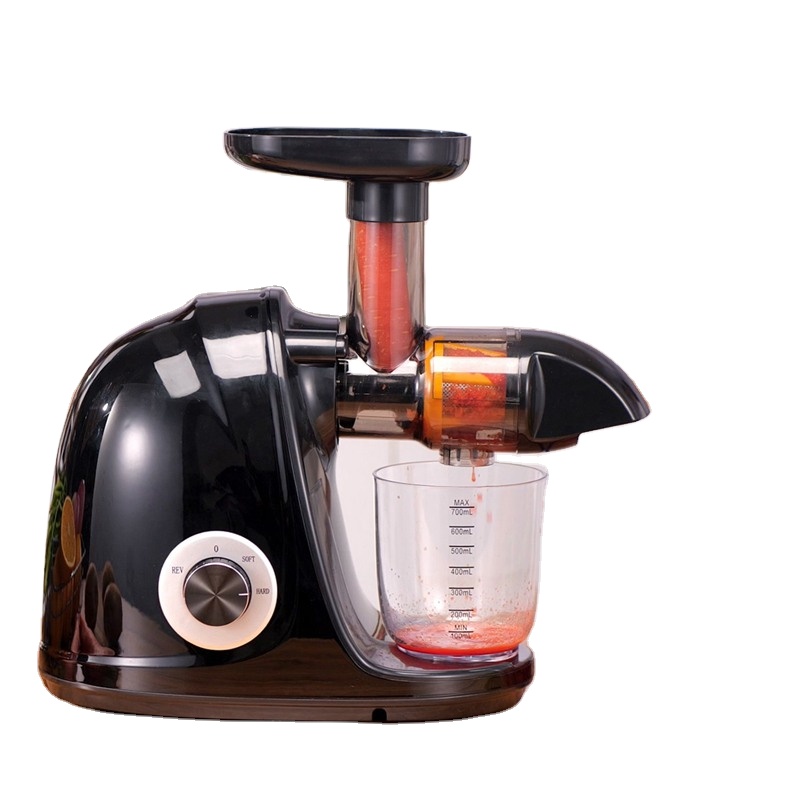 Electric Slow Juicer Cold Press - 2026-Black Estrattore di Succo Orizzontale a