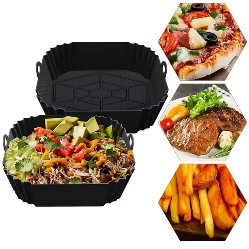 Air Fryer Silicone Pot Liner - Vassoio per pentola per friggitrice ad
