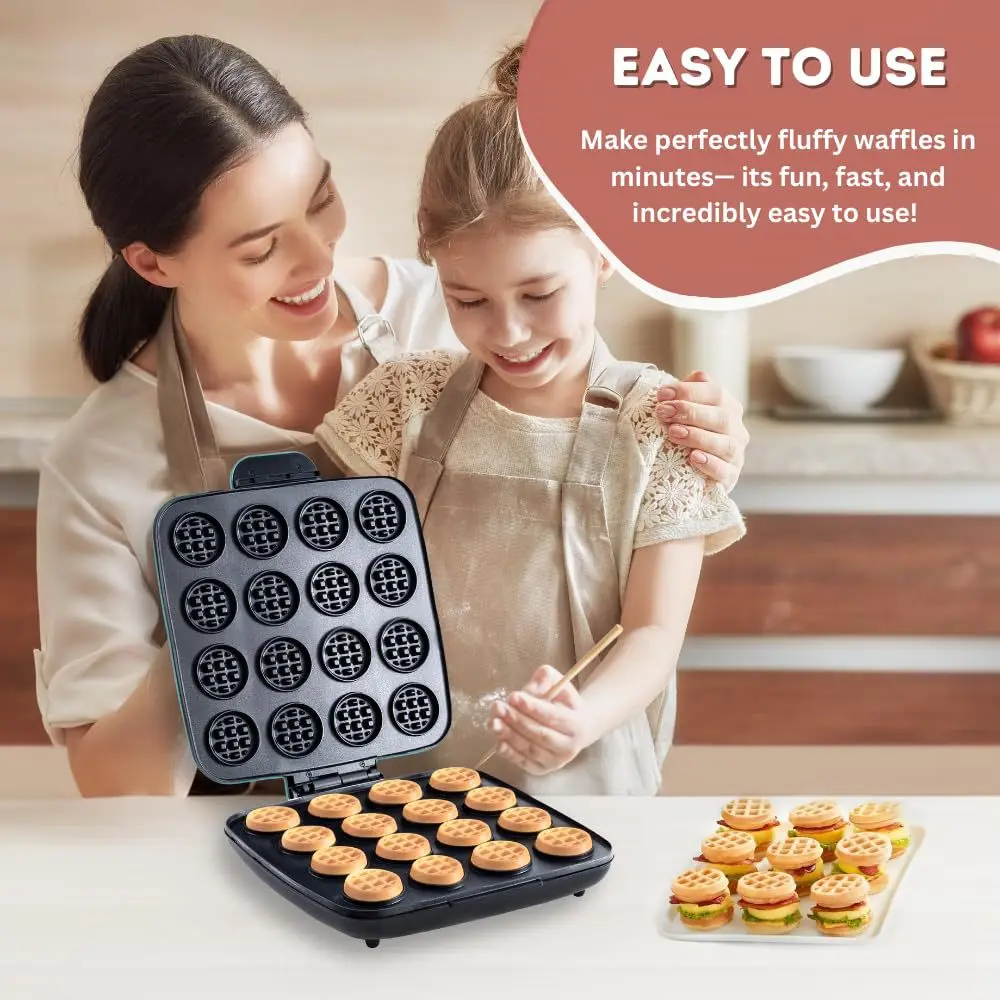 Macchina per Waffle a 16 Fori, - Mini Waffle Maker Machine recensione e prezzo