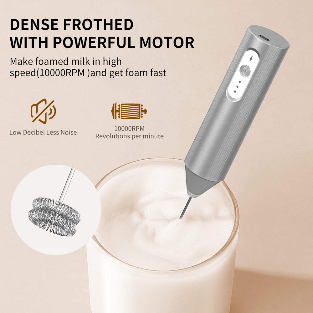 Montalatte Elettrico Ricaricab - Electric Milk Frother Handheld recensione e prezzo