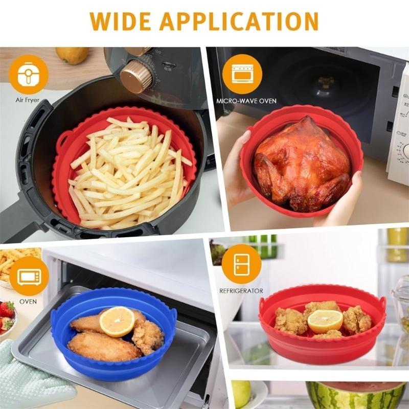 D0AB Confezione da 2 cestelli  - Air Fryer Silicone Pot Liner recensione e prezzo